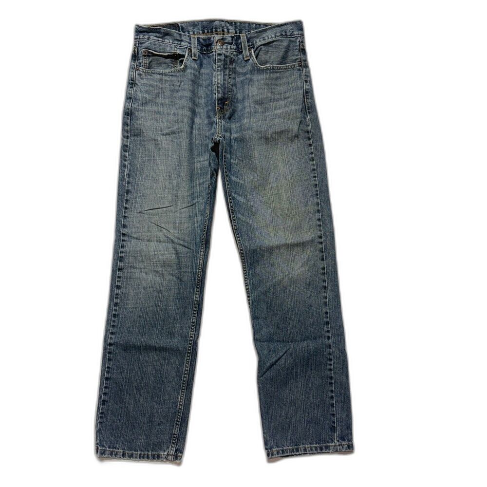Levi's 559 Jeans Mens 33x32 Relaxed Straight Medium Wash 100% Cotton Denim